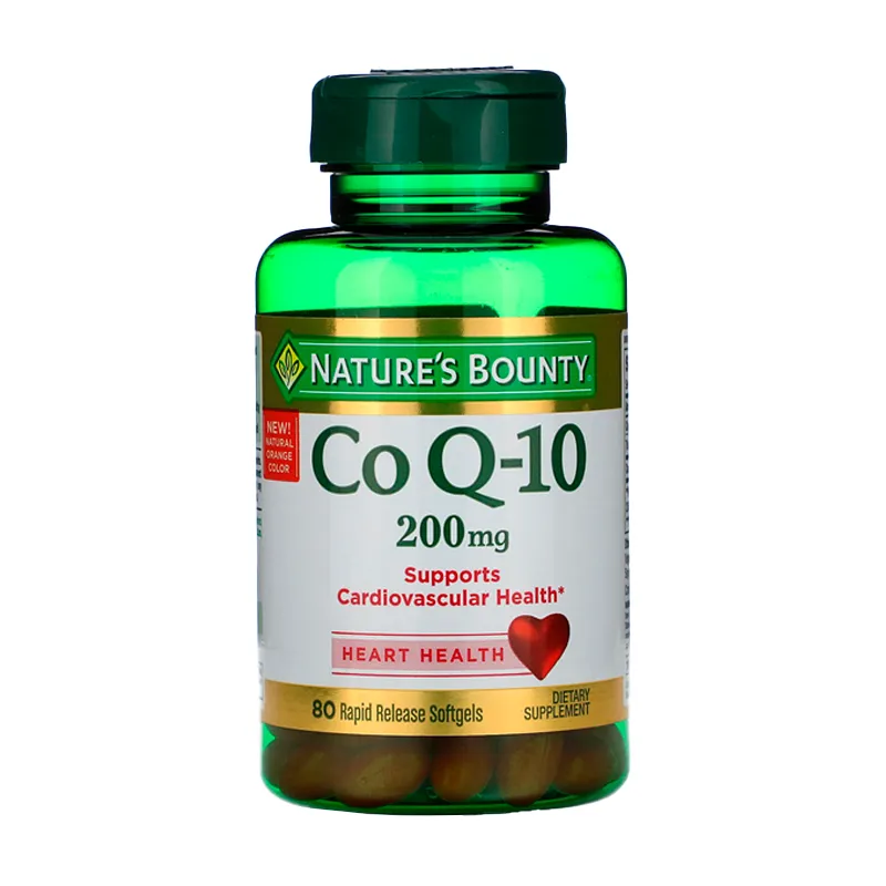Cardiovascular Co Q-10 200mg Natures Bounty - Cont.80 cápsulas