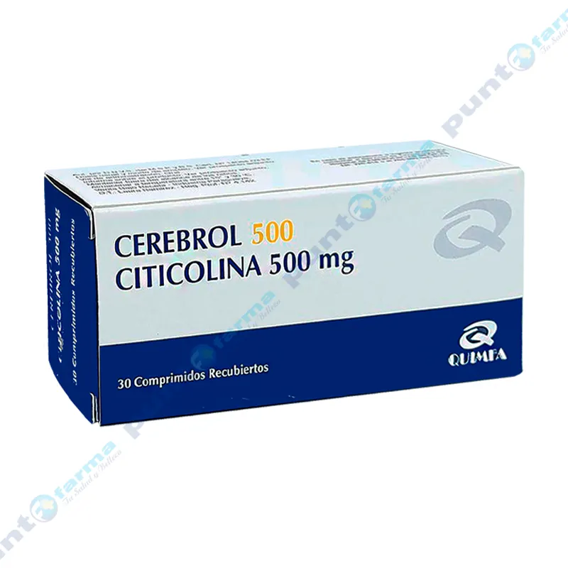 Cerebrol 500 Citicolina 500 mg - Cont. 30 Comprimidos Recubiertos.