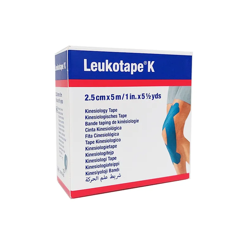 Cinta Kinesiologica Leukotape K Azul - 2.5 cm x 5 m 1 in
