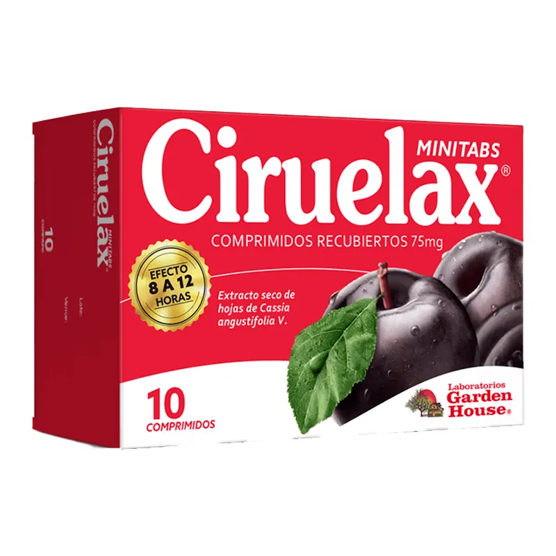 Ciruelax Minitabs - Cont. 10 blister por 10 comprimidos c/u