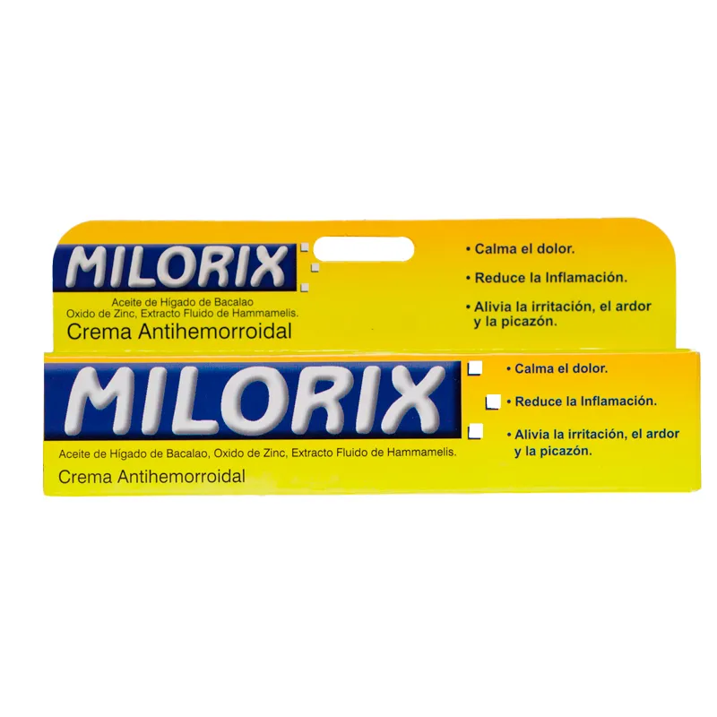 Crema Antihemorroidal Milorix - Pomo x 20 gr