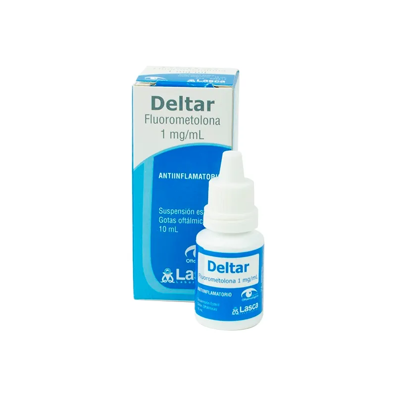 Deltar Fluorometolona 1mg/mL - Gotas oftálmicas 10mL