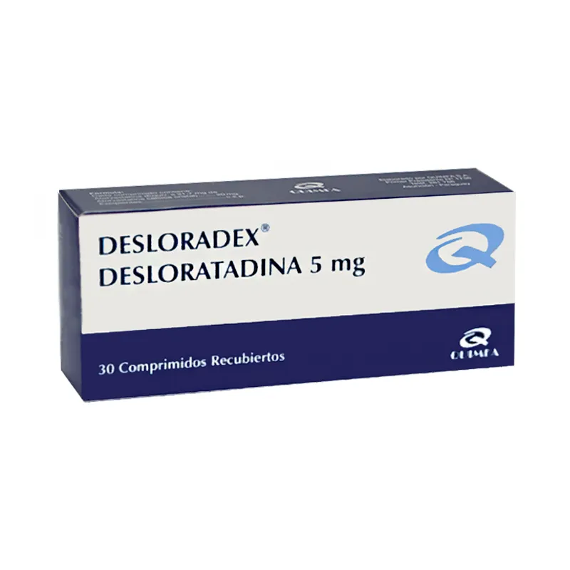 Desloradex Desloratadina 5 mg - Caja de 30 comprimidos recubiertos