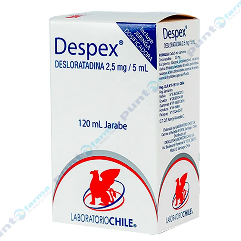 Despex Desloratadina 2,5 mg - Jarabe de 120mL