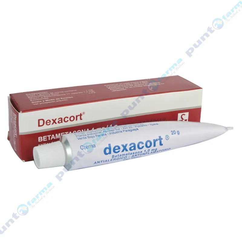 Dexacort Betametasona 1 mg Crema - Pomo de 20g