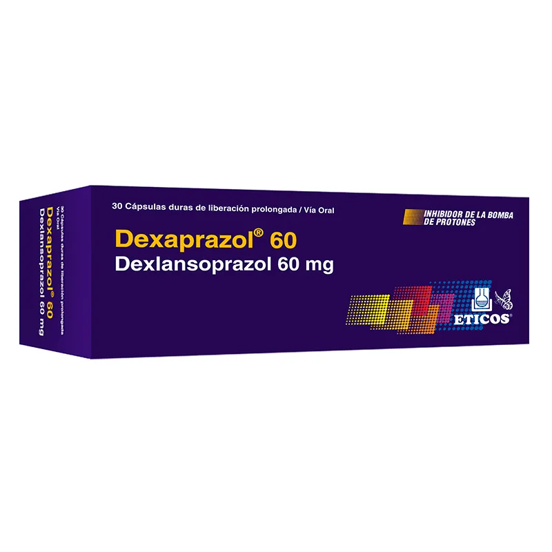 Dexaprazol 60 Dexlansoprazol 60 mg - Caja de 30 cápsulas duras de liberación prolongada