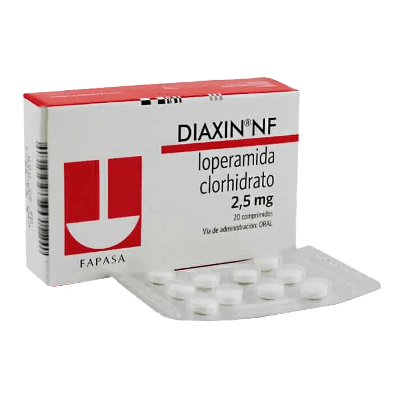 Diaxin Loperamida NF - Caja de 20 Comprimidos