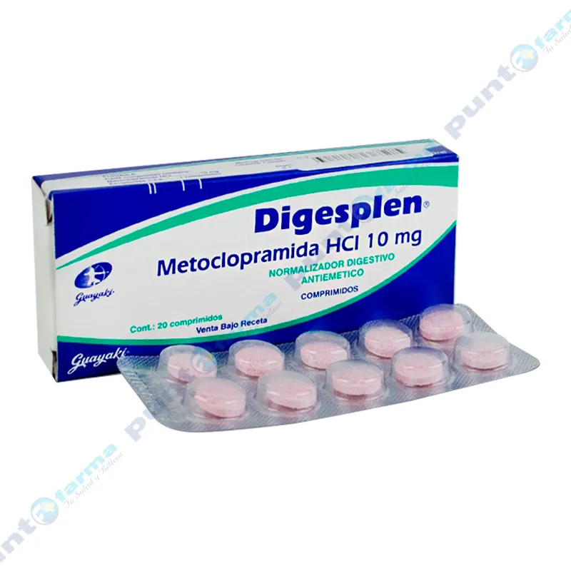 Digesplen Metoclopramida HCI 10 mg - Cont. 20 comprimidos