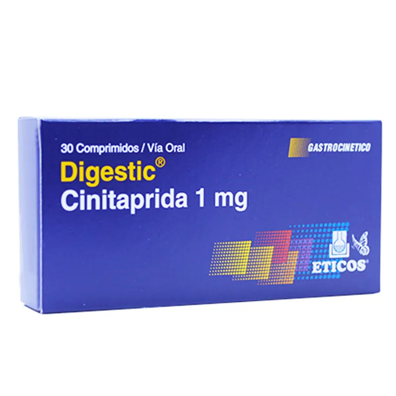 Digestic Cinitaprida 1 mg - Caja de 30 comprimidos