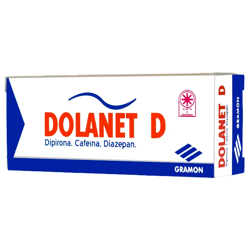 Dolanet D Dipirona - Caja de 40 Comprimidos