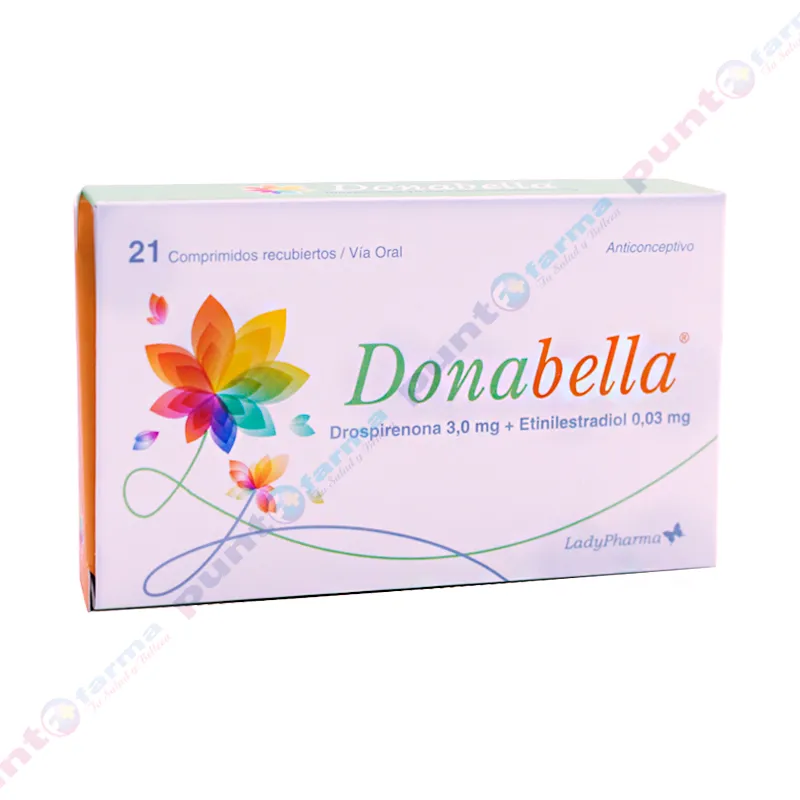 Donabella Drospirenona 3,0 mg - Caja de 21 Comprimidos Recubiertos