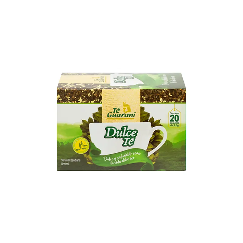 Dulce Té de Té Guaraní - Contiene 20 saquitos de 2,5 g
