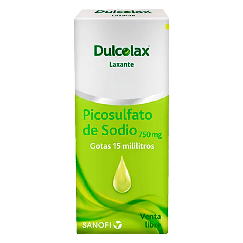 Dulcolax picosulfato de sodio 750mg - Gotas de 15ml