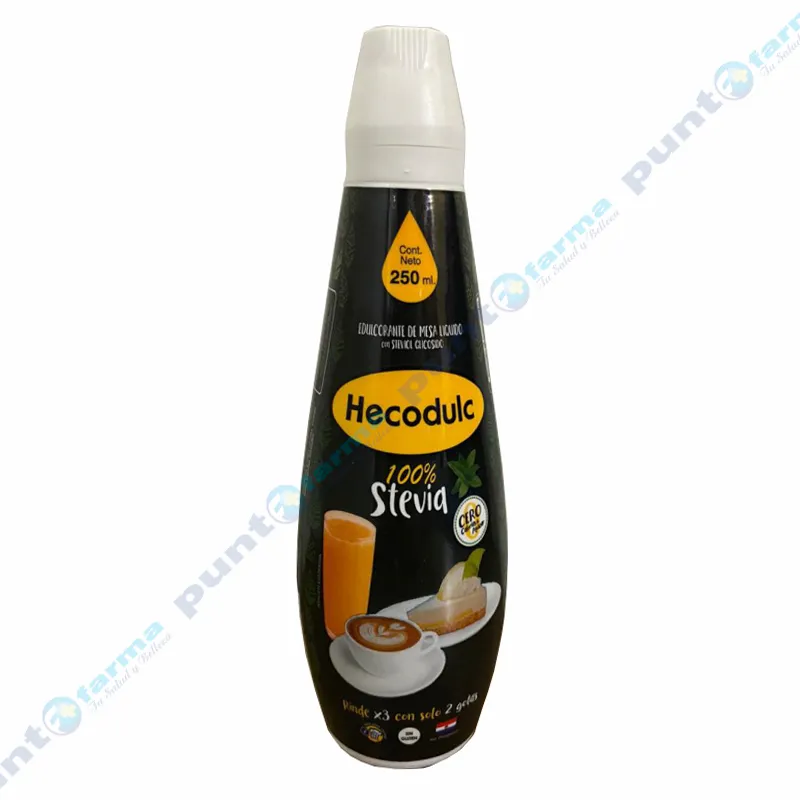Edulcorante Hecodulc Stevia Ka'a He'ê - Cont.250mL