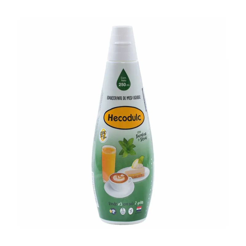 Edulcorante Hecodulc Sucralosa + Stevia - Cont.250 mL