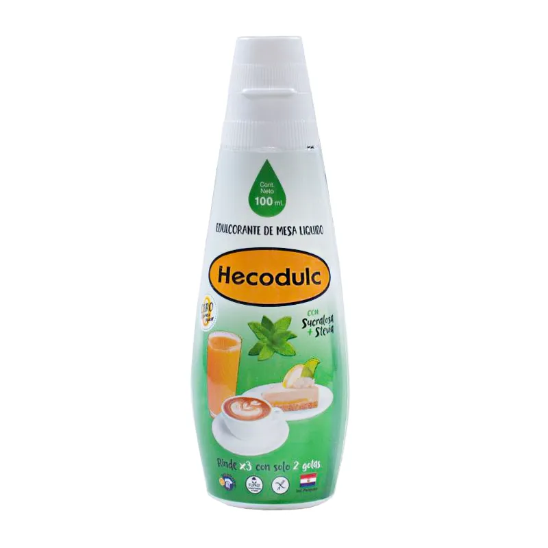 Edulcorante Hecodulc Sucralosa con Stevia - Cont.100 mL