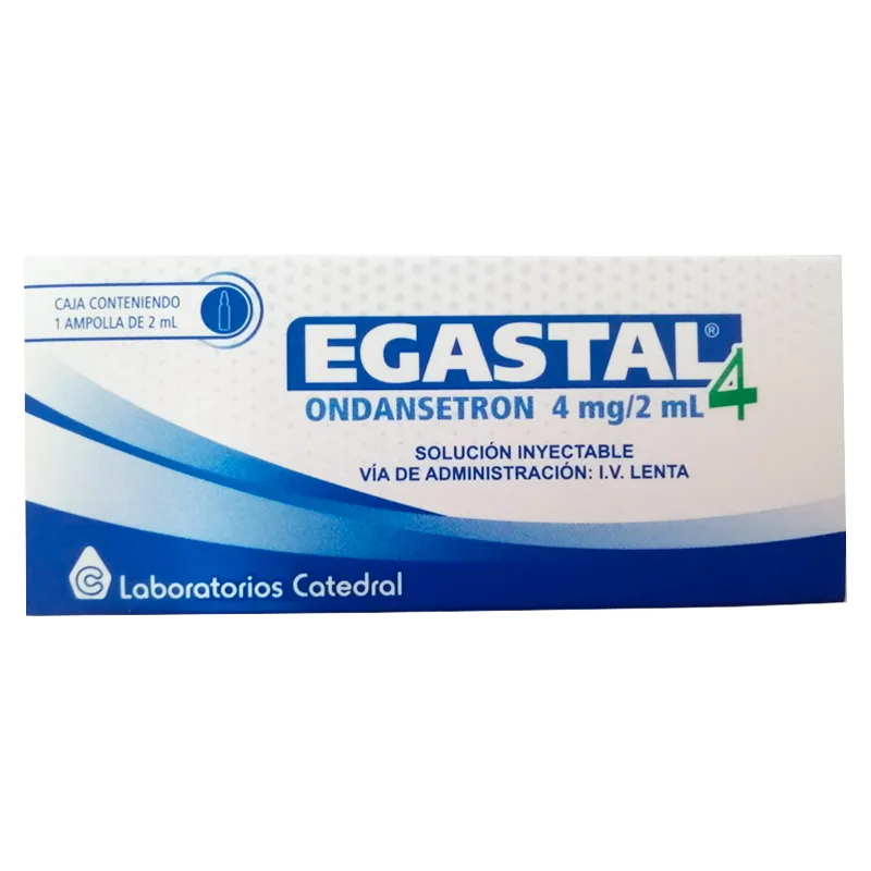Egastal 4 Ondansetron 4 mg/2 mL - Cont. 1 ampolla de 2 mL