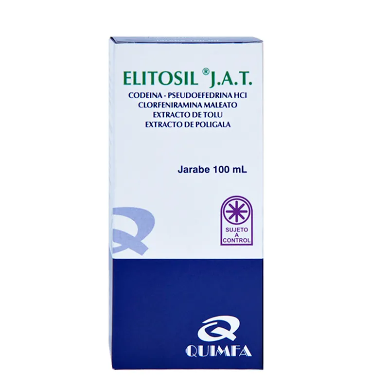 Elitosil J.A.T Codeína Pseudoefedrina - 100mL