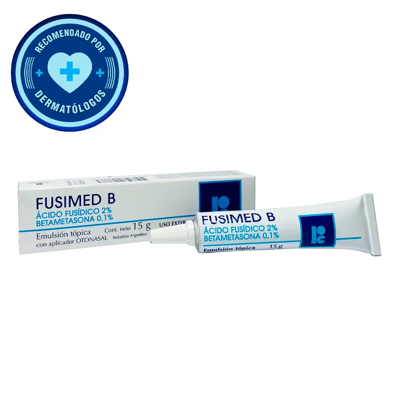 Emulsión Tópica Fusimed B Otonasal Ácido Fusidico 2% Betametasona 0,1% - 15gr
