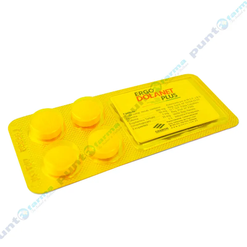 Ergo Dolanet Plus - Blister de 4 comprimidos