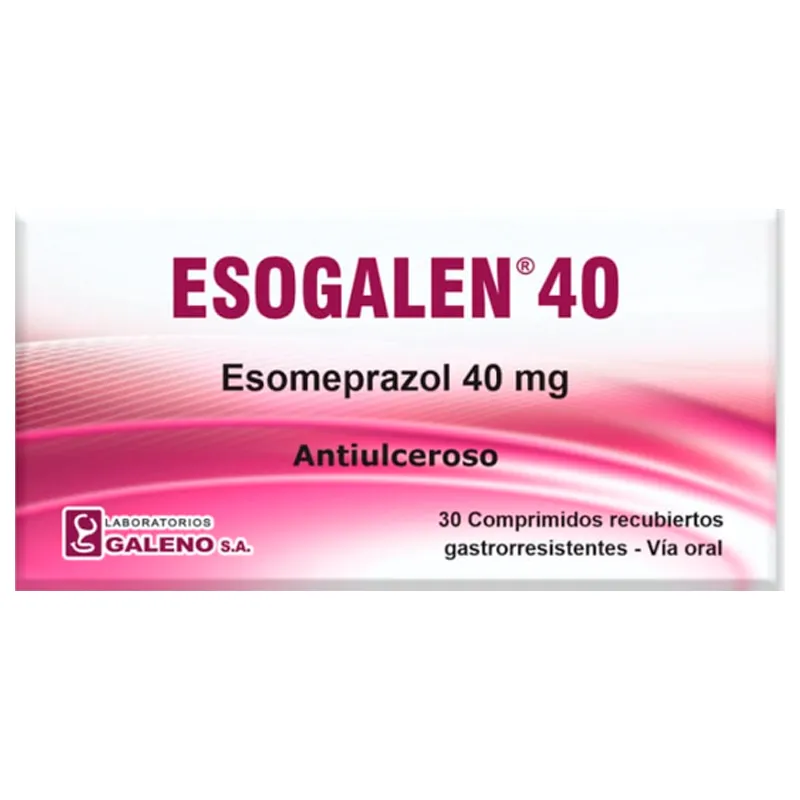 Esogalen Esomeprazol 40mg - Caja de 30 comprimidos