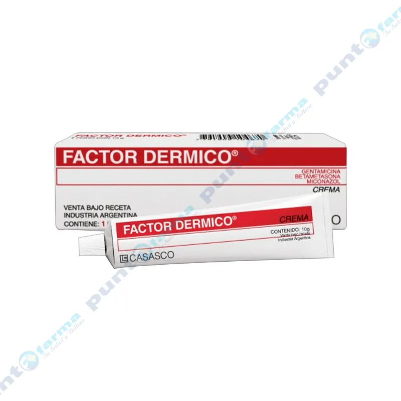 Factor Dermico Gentamicina Crema - Pomo de 10 gr