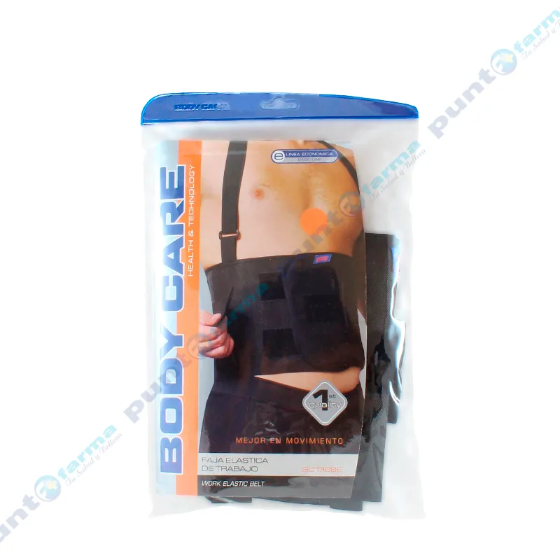 Faja Elástica de Trabajo Económica BC1308E Tamaño XL Body Care