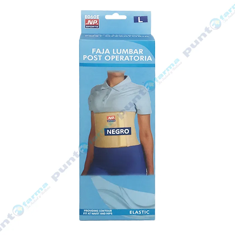 Faja Lumbar Post Operatoria E060E Talle L