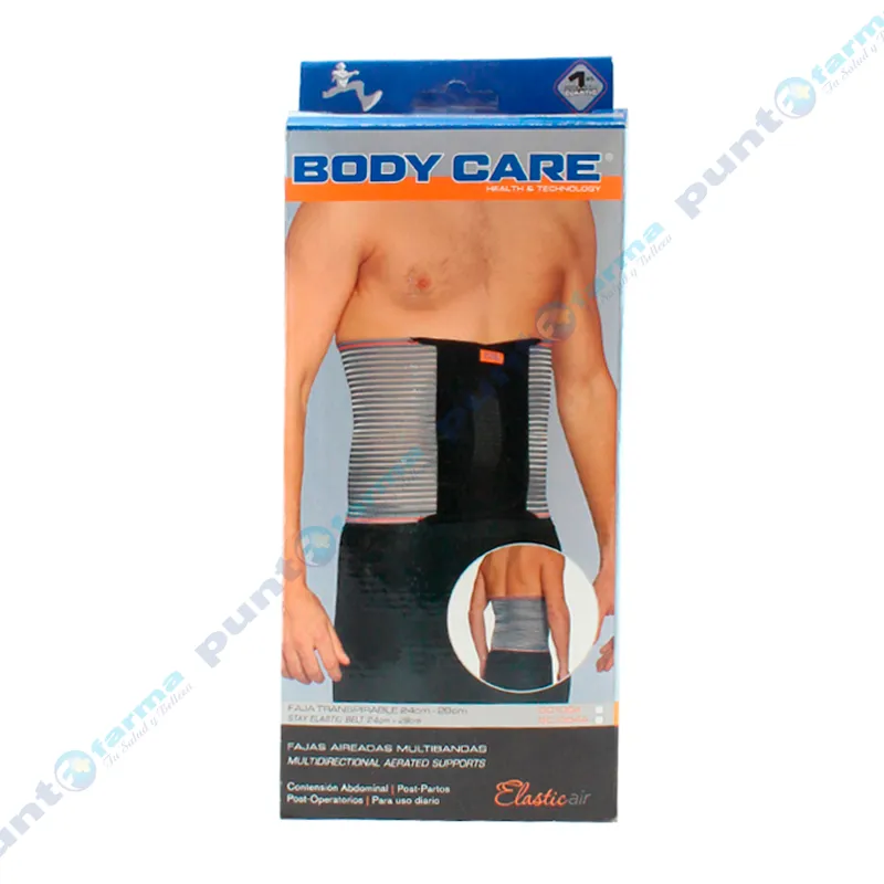Faja Transpirable 28 cm BC1354A Tamaño XL Body Care