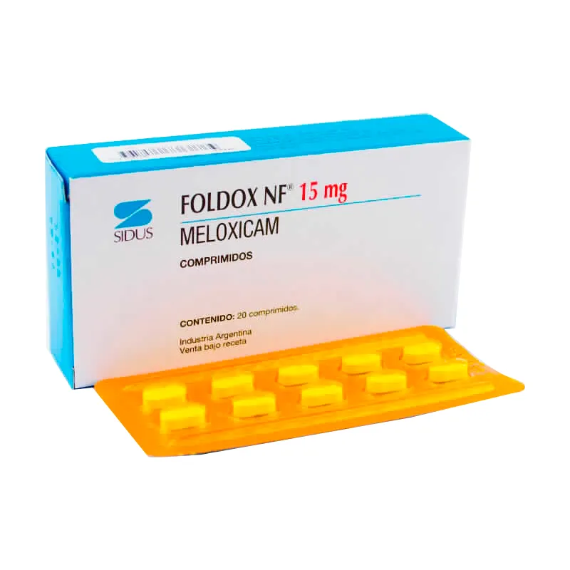 Foldox Nf 15 mg Meloxicam - Caja de 20 comprimidos
