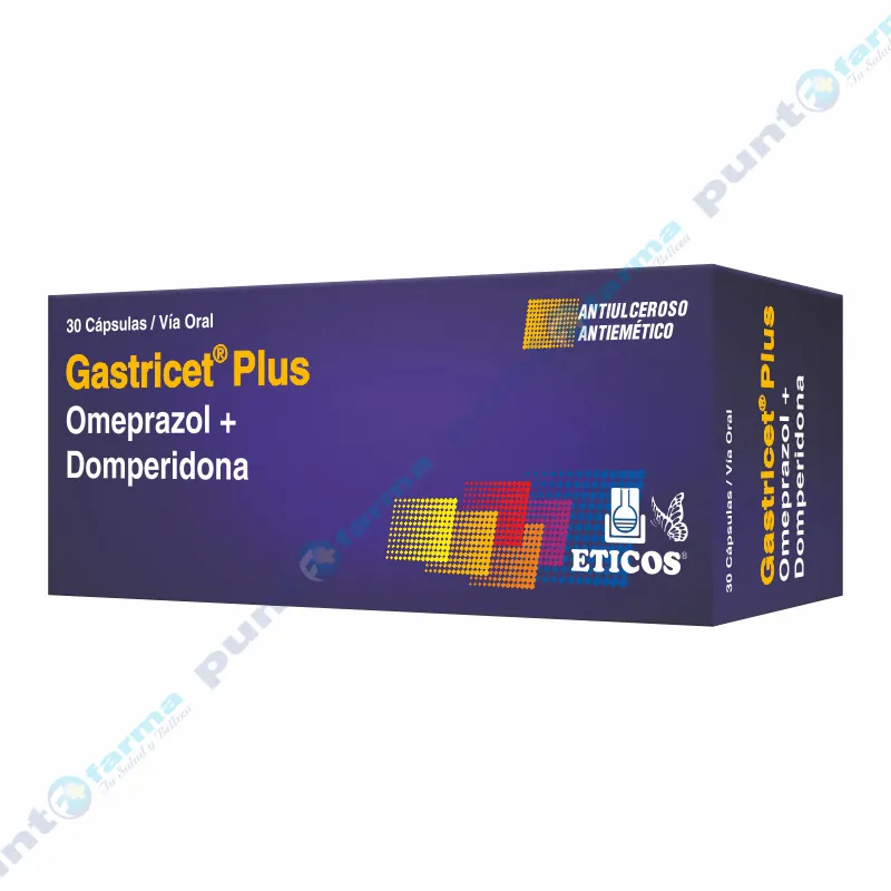 Gastricet Plus - Caja de 30 cápsulas