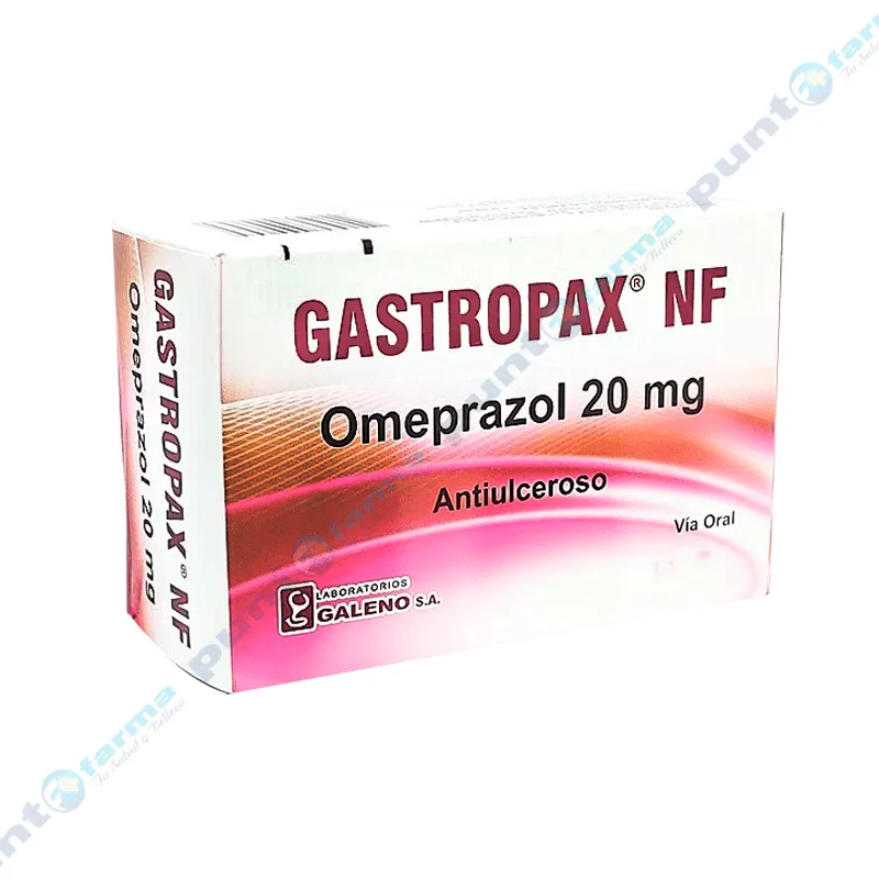 Gastropax NF Omeprazol 20 mg. - Caja de 10 cápsulas