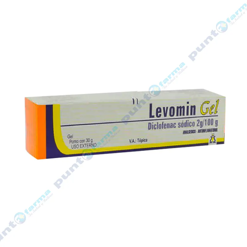 Gel Levomin Diclofenac Sódico 2g/100g - Pomo de 30 gr
