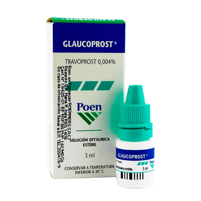Glaucoprost Travoprost 0,004% - Solución Oftálmica Estéril 3 mL