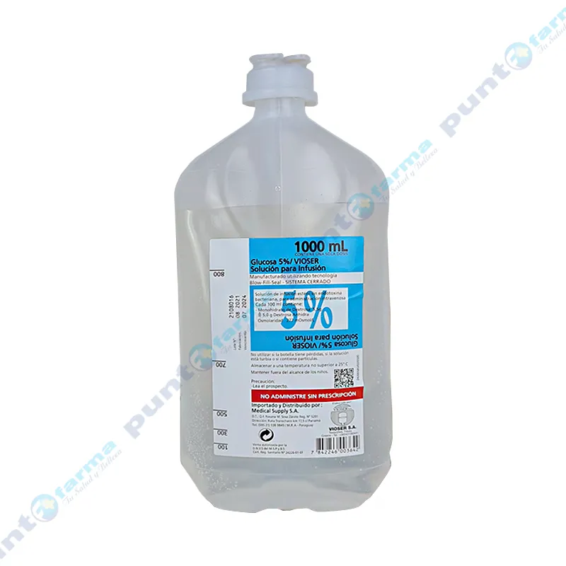 Glucosa 5% Vioser - 1000 mL