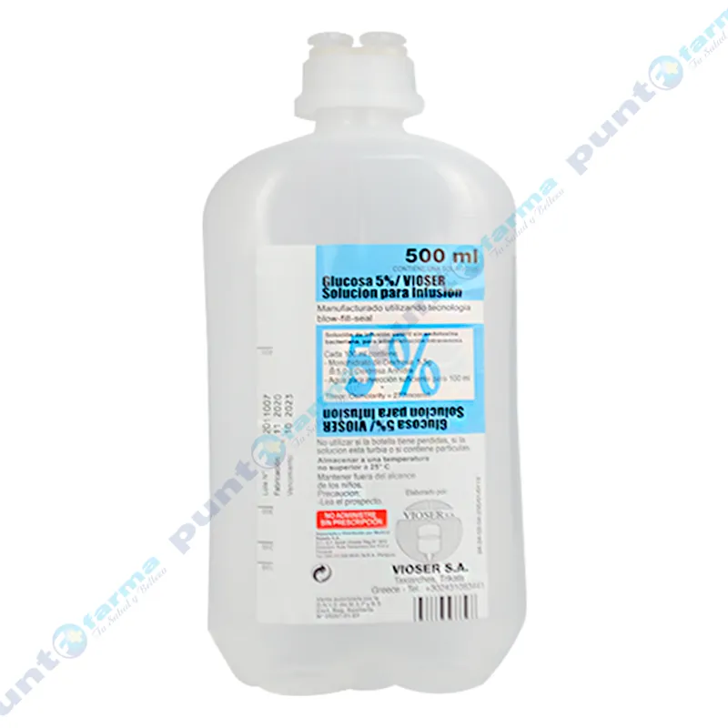 Glucosa 5% Vioser - 500 mL