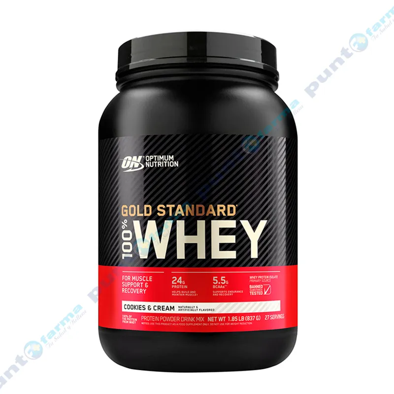 Gold Standard 100% Whey Motha Cookies Cream Nutrition - Cont.907 gr