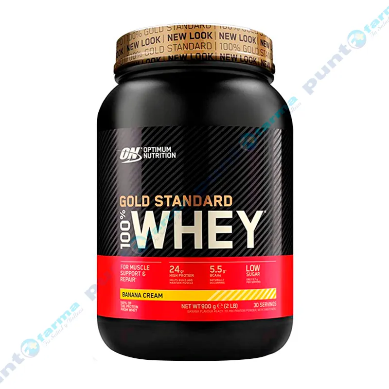 Gold Standard Whey Banana Cream Optimum Nutrition - Cont.900 gr