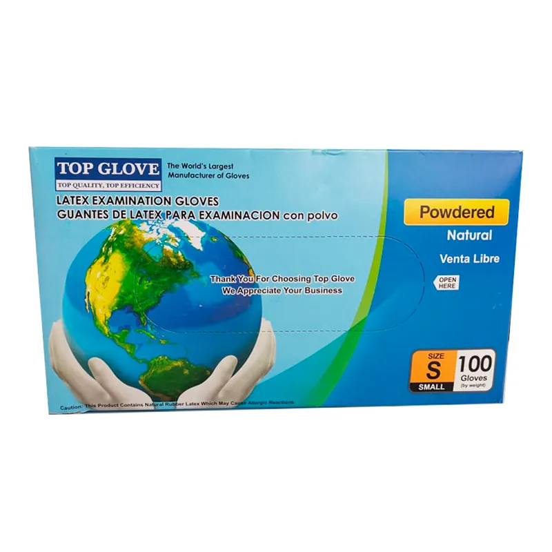 Guante de Latex Pequeño Medicom - Caja de 100 unidades