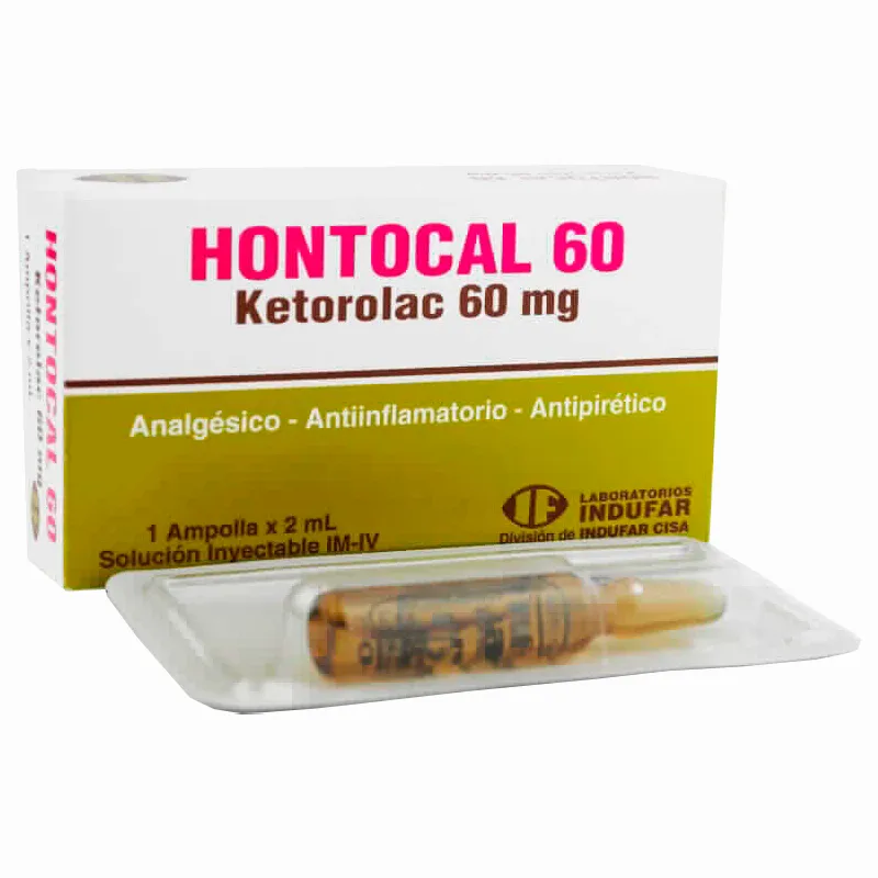 Hontocal Ketorolac 60 mg - Inyectable por 1 Ampolla