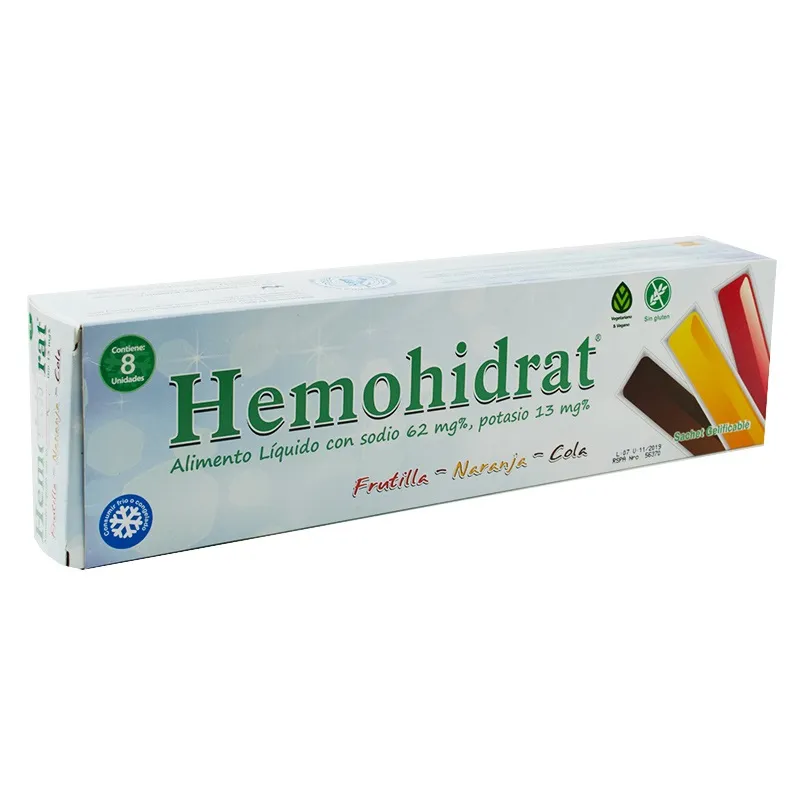 Hemohidrat - Contiene 8 unidades de Sachet Gelificable