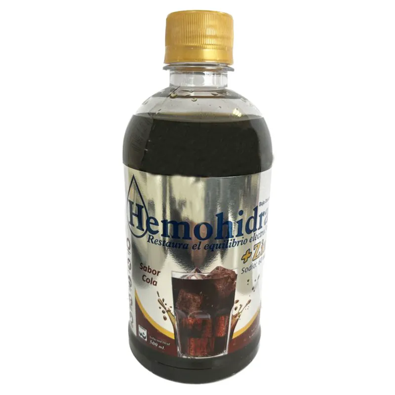 Hemohidrat más Zinc Sabor Cola - 500 mL