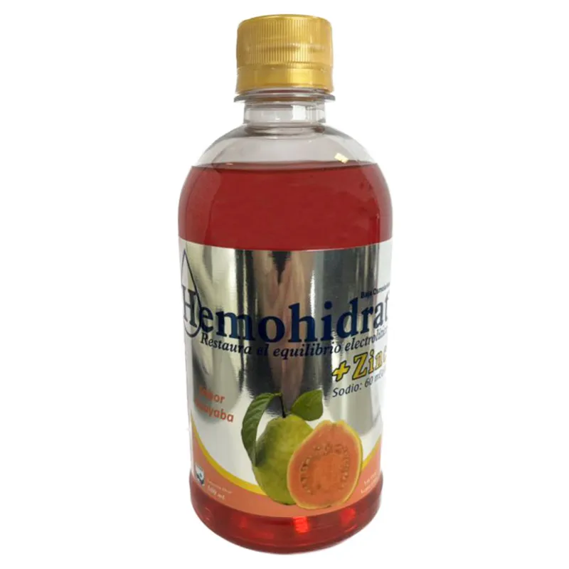 Hemohidrat más Zinc Sabor Guayaba - 500 mL
