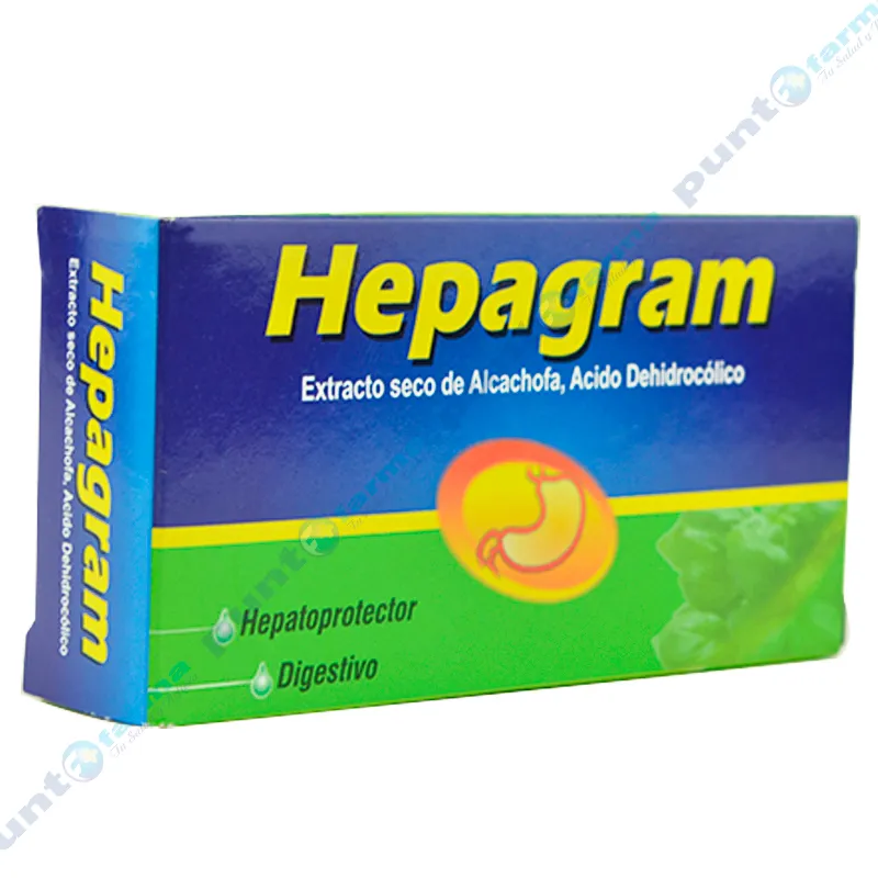 Hepagram - Caja de 20 comprimidos recubiertos
