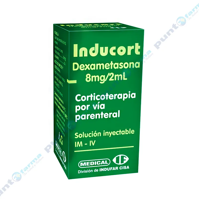 Inducort Dexametasona 8mg/2mL. - Solucion Inyectable