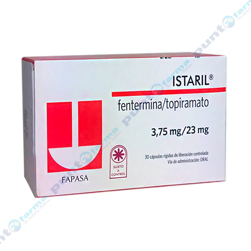 Istaril 3,75 mg/23 mg - Caja de 30 cápsulas rigidas de liberación controlada