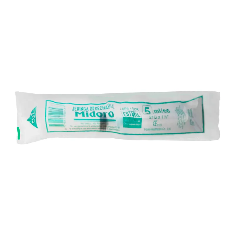 Jeringa Rosca Midoro - Cont. 1 unidad de 5 mL