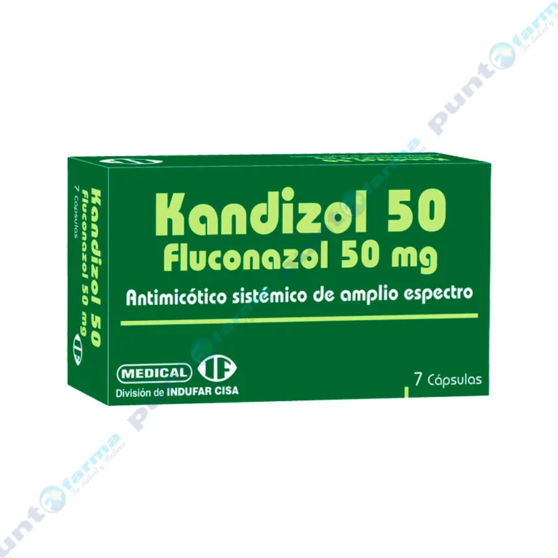Kandizol Fluconazol 50 mg - Cont. 7 Cápsulas