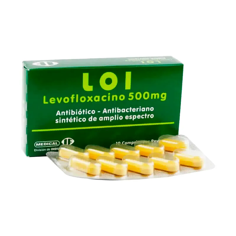LOI Levofloxacino 500 mg - Caja de 10 comprimidos