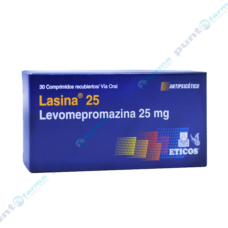 Lasina 25 Levomepromazina 25 mg - Caja de 30 comprimidos
